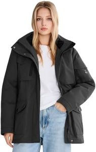 Orolay Women's Insulated Winter Parka Hooded Utility Coat with Pockets | Water-resistant nylon Oxford shell, synthetic insulation, adjustable hood and multiple pockets for daily cold-weather wear
