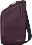 Travelon World Travel Essentials Slim Crossbody, BlackBerry, Blackberry