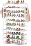 LANTEFUL 10 Tiers Shoe Rack 50 Pair