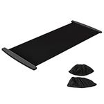 Slide Board with Shoe Cover,Slimming Exercise Guide Slide Mat for Leg Pot Training Fitness,Slide Board for Fitness Workout and Balance Exercise