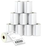 BETCKEY - 10 Rolls S0904980 Self-Adhesive Labels Compatible with DYMO, 104mm x 159mm, 2200 Extra Large Shipping Labels Using for DYMO LabelWriter 4XL