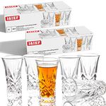 JAIEF 2 oz Tequila Glasses Heavy Base Shot Glass Cordial Glasses (Set of 12)