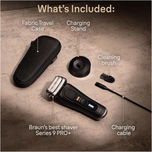 Braun Series 9 Pro Plus Electric Shaver – Black