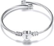 Luluadorn Women Heart E Initial Let