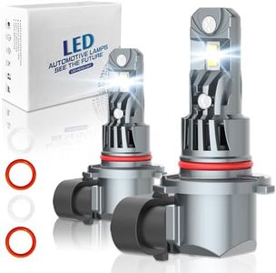 Ununpentium HB3 Fog Light Bulbs,30000 Lumens 6500K Cool White Light, 600% Brightness, 1:1 Size 9005 Bulbs, Fog Lamps Replacement for Cars, Play and Plug, Halogen Replacement (Pack of 2)