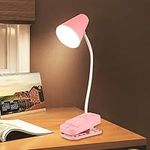 Clip on light,Table lamp pink,Desk 