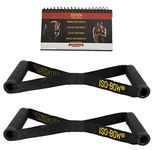Bullworker Iso-Bow Pro Pair: Isometric Exercise Equipment; Portable Home Fitness Training Strap for Strength and Flexibility Gains, Traveling Stretching Tool Yoga Pilates (Does Not Stretch)