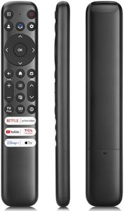 Replacement for TCL Google TV Remote Control, RC813 Compatible with TCL QM8/QM7/S5/S4/S3/Q7/Q6/Q5 4K UHD HDR LED QLED QD-MiniLED Full-HD Smart TVs