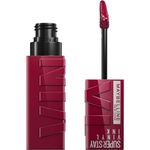 Maybelline Super Stay Vinyl Ink Longwear No-Budge Liquid Lipcolor, Highly Pigmented Color and Instant Shine, Unrivaled, Berry Burgundy Lipstick, 0.14 fl oz, 1 Count