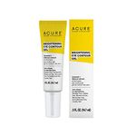 ACURE Brightening Eye Contour Gel | 100% Vegan | for a brighter Appearance | Seaweed & Hibiscus Extract - Rejuvenates, Hydrates & Soothes | All Skin Types | 0.5 Fl Oz