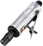 16 Pcs Air Die Grinder Kit 1/4" 1/8" Pneumatic Rotary Grinding Tool Air Grinder Polishing Engraving Tool Set with Grinding Heads and Spanner Accessories 25000RPM