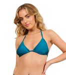 Kiniki Teal Ladies Triangle Bikini Top