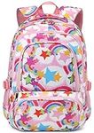 Rainbow Backpack for Girls Kids Ele