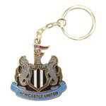 100% OFFICIAL NEWCASTLE UNITD FC CREST KEY RING