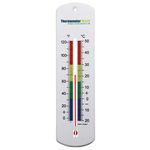 Large 240mm Outdoor Thermometer for Garden - Can be used as a Greenhouse Thermometer or Home Office Room Indoor Wall Outside (Multi-Colour)