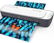 Laminator Machine and Sheets 13-Inch, Laminating Machine 11x17 Cold Thermal Laminator, 9 in 1 Lamination Machine 60s Warm-Up No Jam, Laminate Machine for Home/School/Office use