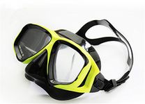 YEESAM Diving Snorkeling Prescription Mask Nearsighted Myopia Myopic - Scuba Dive Snorkel Mask Nearsight Prescription RX Optical Corrective Lenses Customized - Yellow & Black Color