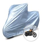 Neodrift 'SilverMax' Bike Cover for Harley Davidson Iron 883 (All-Weather Motorcycle Protection, Water & UV Resistant, Dustproof, Windproof).