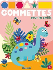 Gommettes pour les petits - Dinosaure bleu – Livre de gommettes – dès 4 ans