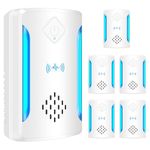 6 Packs Ultrasonic Pest & Insect Repeller, Upgraded Indoor Ultrasonic Repellent for Mosquitoes, Roaches, Flies, Mouse, Geckos, Spiders, Electronic Plug in Pest Control, 2 Mode Switching