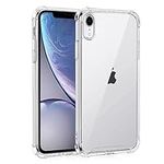 Whioltl Case for iPhone XR Crystal Clear Phone Cover, Anti-Scratch and Shock-Absorption, Basic Case for iphone XR, Compatible with Wireless Charger and Car Phone Holder - Transparent