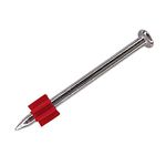 FVSCM 3" Powder Actuated Fasteners.300 Head Diameter Drive Pin with red flute, P300, 100 Pack