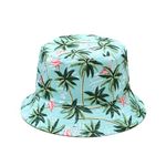 Bucket Hat Women Men Summer Cute Bucket Hat Beach Fisherman Hats for Women Reversible Double Side Wear Travel Sun Summer Hats for Men Bucket Sun Hats for Party Summer Travel (Cotton, Flamingos)