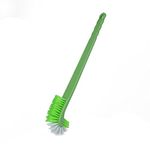 Gala Plastic Double Hockey Toilet Brush, Toilet Cleaning Brush, Long Handle Toilet Brush(Assorted Colour)