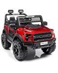 LITTLE PUP Battery Car for Kids | Battery Operated Big Size Car | Electric Ride On (Red)