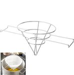 Deep Fryer Oil Cone Filter Holder for Filters, Commercial 10" Deep Fryer Oil Filters Stand, for cooking oil filters Non-Woven Premium Cones (10" Filter Stand only)