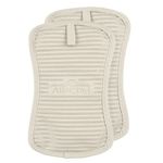 All-Clad Textiles Silicone Pot Holder, 2 Pack, Almond