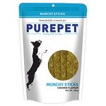 Purepet Dog Treat Munchy Sticks, Chicken Flavour 400g Pack