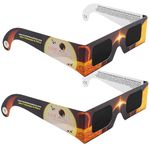 LUNT SOLAR SYSTEMS Unisex's Adult Tse 2 Pack Lunt Solar 2024 Eclipse Glasses, Black, One Size