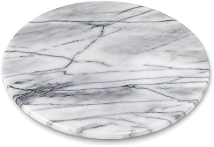 Greenco GRC0554 Lazy Susan, White Marble