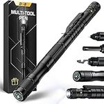 BIIB Gifts for Men, Father s Day Gifts, Multi Tool Pen with LED, Mens Gifts for Dad, Campass Gadgets for Men Camping Accessories, Birthday Gifts for Men Who Have Everything, Christmas Gifts for Him