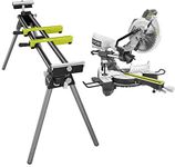 RYOBI TSS103-A18MS01G 15 Amp 10 in. Sliding Compound Miter Saw and Universal Miter Saw QUICKSTAND
