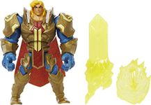 Masters of the Universe HDY37 He-Man Action Figure in Grayskull Armor with Power Attack Move & 2 Accessories, Inspired by MOTU Netflix Cartoon Series, Collectable Toy for Children from 4 Years