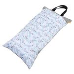 Garosa Diaper Bag Waterproof Large Capacity Hanging Wet Dry Cloth Baby Inserts Nappy Laundry Storage Bag for Newborn Infants(#4)