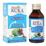 Multani Kuka Cough Liquid Sugar Free (No Sugar Added) | Get Ayurvedic Relief from Throat Issue, All Types Of cough & Cold | Goodness Of Tulsi, Pippali, Satpudina & Other Herbs | 100 Ml