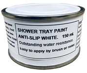 1 x 150ml White Anti Slip Shower Tray and Bath Paint