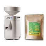 Grain Mill Mockmill 200 | Made in Germany | Corundum and Ceramic Millstone | + 2.5 kg Organic rye