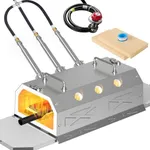 Nelyrho 2600℉ Triple Burner Propane Forge, 3 Burner Blacksmith Forge Kit, Large Capacity Gas Forge for DIY Knife & Sword Making, Metal Welding