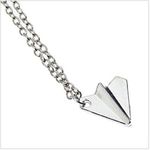 ITS Paper Harry Styles One Direction Band Airplane Pendant Necklace (Silver) For Unisex Adult