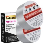 Medirich Lifesciences ® Water Proof Tape for Roof Leakage and Water Tank Leakage Repair | Leakage Repair Waterproof Tape | 120°C to -40°C | 400 g x 5 CM Pipe Repair Tape | Pack of (2)