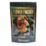 GreenGro Flower Finisher - Organic NPK Fertilizer & Big Bloom Booster for Plants in Flower/Ideal Nutrients to Maximize Yields/P-K Booster Phosphorus Fertilizer/Denser & Bigger Buds (2 lb)