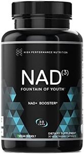 HPN NAD+ Booster - Nicotinamide Riboside Alternative (NAD3) for Men & Women | Anti Aging NRF2 Activator, Superior to NADH - Natural Energy Supplement for Longevity & Cellular Health, 30 Veggie Pills