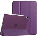 TiMOVO for iPad Air 11 Inch Case M2 2024, iPad Air 5th Generation 2022/iPad Air 4th Gen 2020 10.9 Inch, Slim Hard Translucent Back Shell Cover Fit iPad Air Case, Support Auto Wake/Sleep - Purple