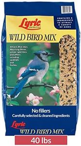 Lyric Wild Bird Mix Bird Seed, Bird Food for Outside Feeders, 40 lb. Bag