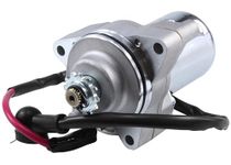 SOLLON 3 Bolt Starter Motor with Line for 50cc 70cc 90cc 100cc 110cc 125cc ATVs Dirt Bikes Go Karts Pit Bike Dune Buggy Sandrail Quad 4 Wheelers Compatible with SSR Roketa Taotao Coolster Jonway SunL