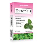 Estroplus – film coated tablet which contains a balanced blend of Soy Isoflavones, Vitamins and Minerals to support your health and wellbeing during perimenopause, menopause and for the regulation of hormonal balance